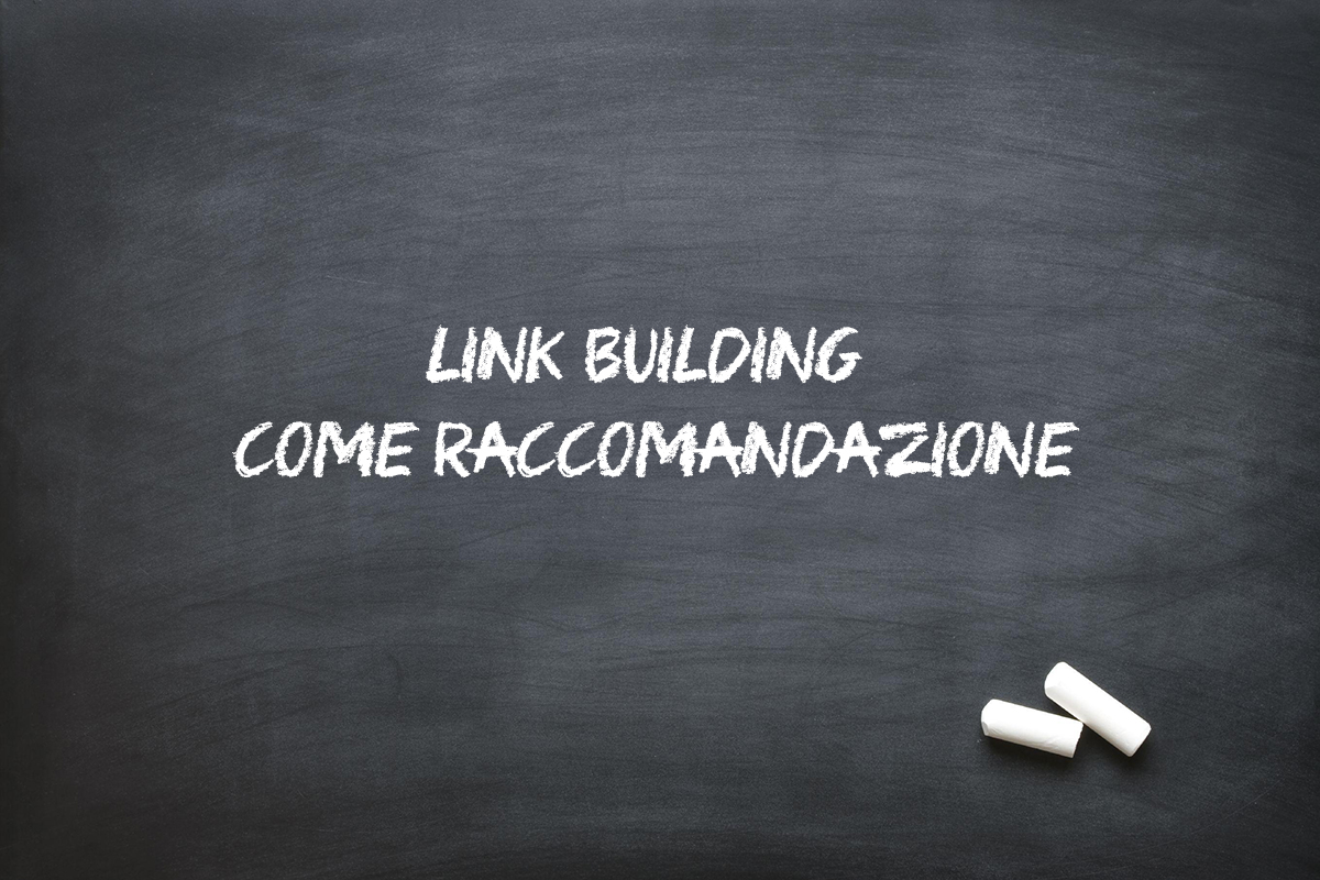 link building seo come raccomandazione